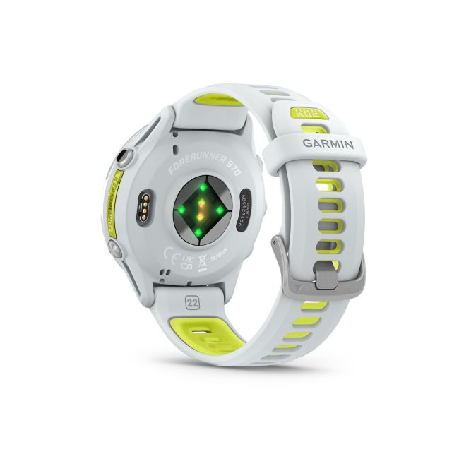 Garmin Forerunner 970 AMOLED Titan Sapphire - Smartwatch multisport argintiu alb