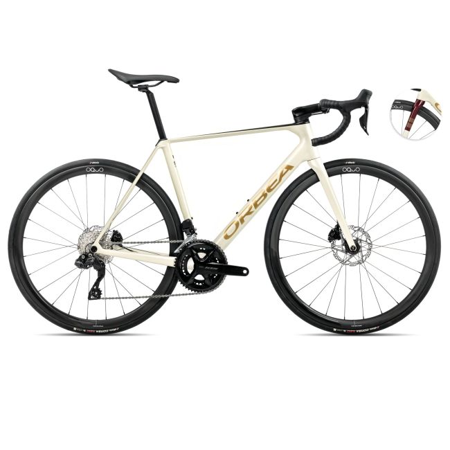 Bicicletă șosea race Orbea ORCA M35i - Ivory White | Burgundy (Gloss) | Vulcano (Matt)