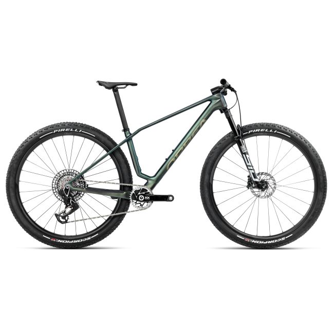 Bicicletă MTB XC hardtail Orbea ALMA M-LTD - Seaweed Carbon View (Matt | Gloss)