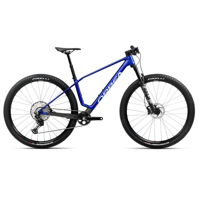 Bicicletă MTB XC hardtail Orbea ALMA M20 - Cobalt Blue (Gloss) | Carbon Raw (Matt)