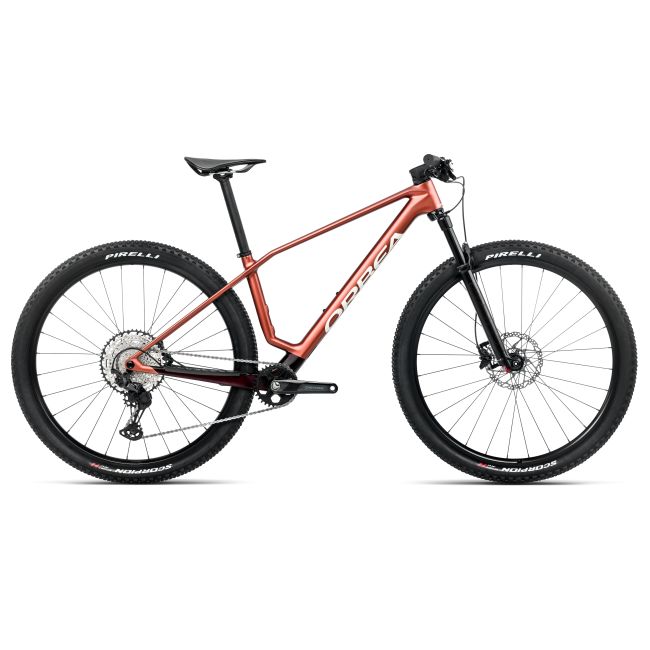 Bicicletă MTB XC hardtail Orbea ALMA M30 - Mars Red (Matt) | Metallic Burgundy Red (Gloss)