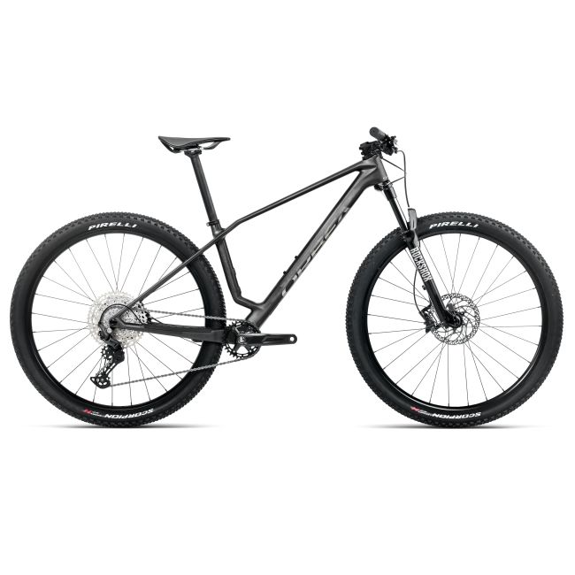 Bicicletă MTB XC hardtail Orbea ALMA M50 - Diamond carbon view (matt)