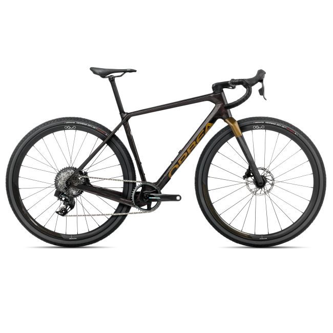 Bicicletă gravel Orbea TERRA M21eTEAM 1X - Cosmic Carbon View | Metallic Olive Green (Gloss)