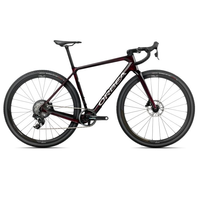 Bicicletă gravel Orbea TERRA M21eTEAM 1X - Wine Red Carbon View (Gloss)