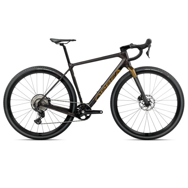Bicicletă gravel Orbea TERRA M30TEAM 1X - Cosmic Carbon View | Metallic Olive Green (Gloss)