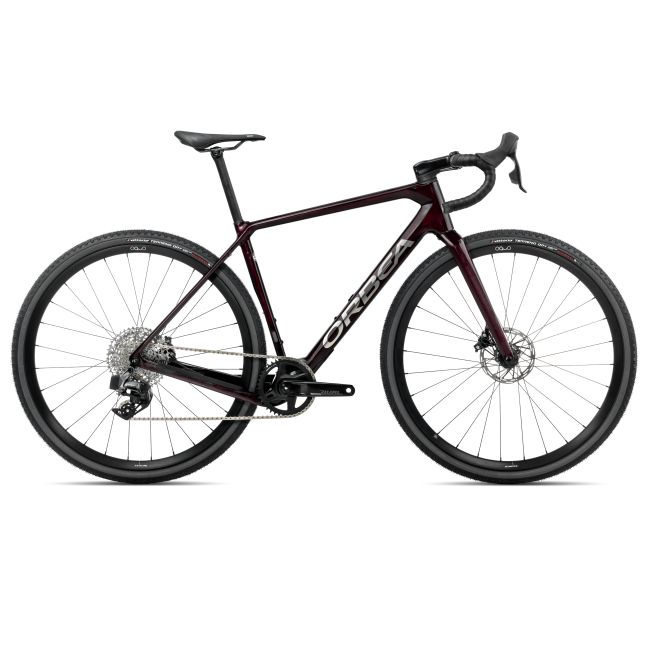 Bicicletă gravel Orbea TERRA M31eTEAM 1X - Wine Red Carbon View (Gloss)