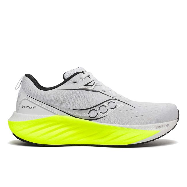 Saucony - pantofi alergare - Triumph 22 - white | citron