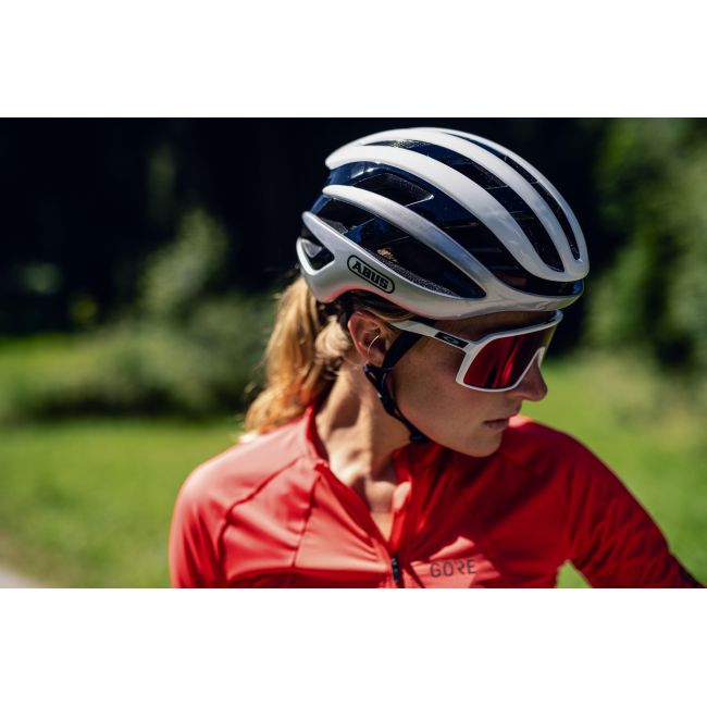 Abus - casca ciclism sosea / XC - AIRBREAKER - Polar White Matt