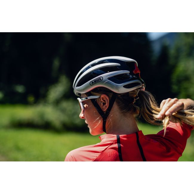 Abus - casca ciclism sosea / XC - AIRBREAKER - Polar White Matt