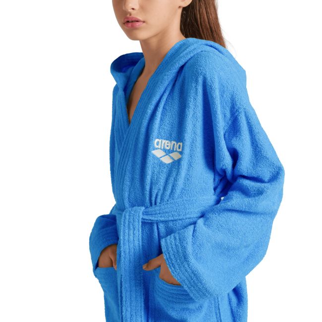 Arena - halat baie - Zeppelin Light Robe - Turquoise-White