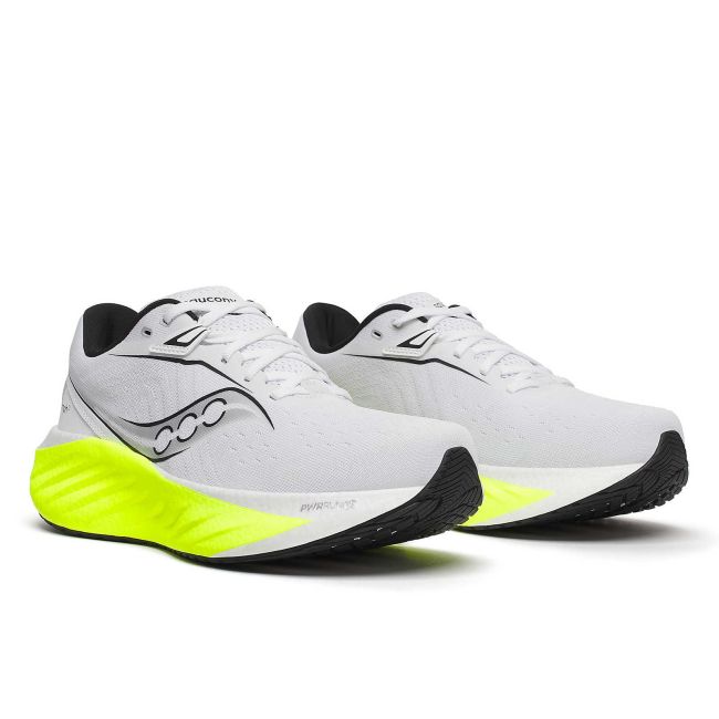 Saucony - pantofi alergare - Triumph 22 - white | citron