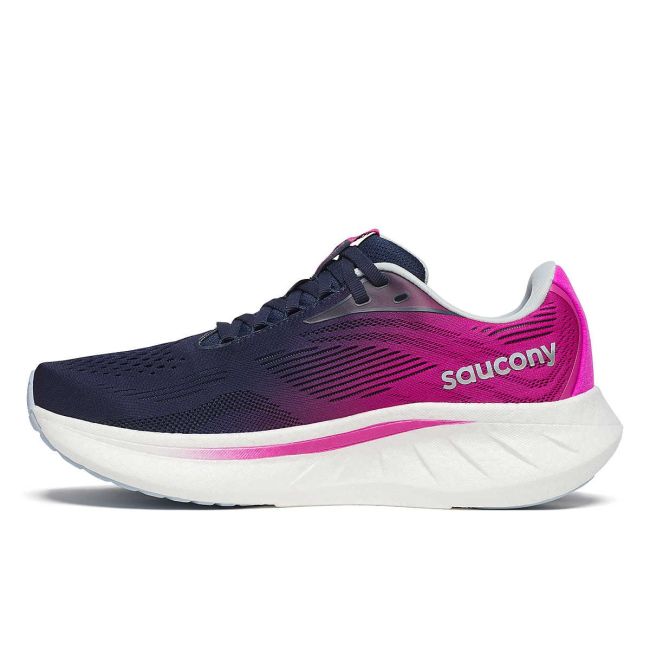 Saucony - pantofi alergare - Ride 18 W - navy | fuchsia
