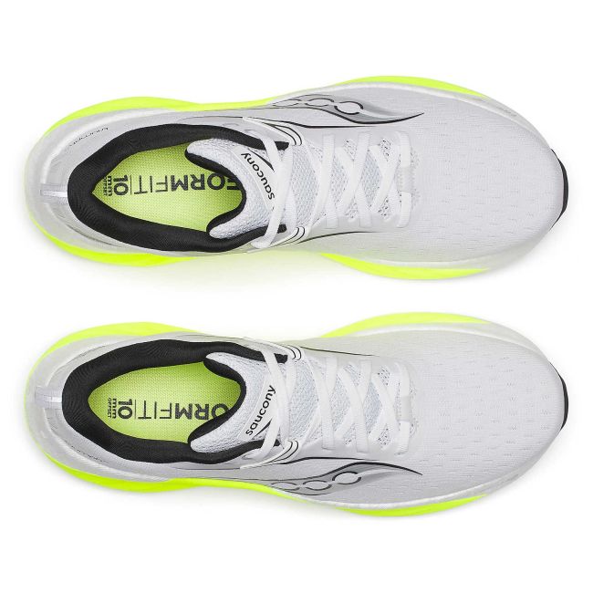 Saucony - pantofi alergare - Triumph 22 - white | citron