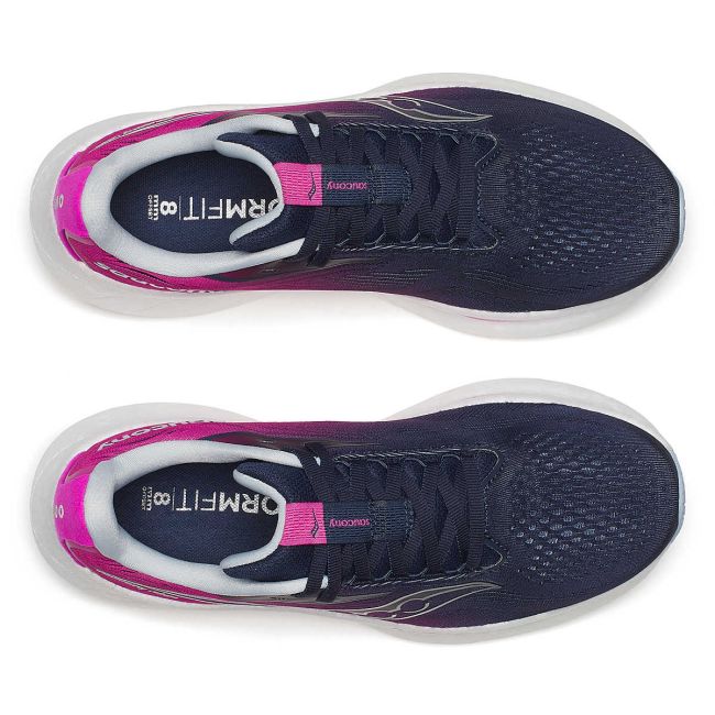 Saucony - pantofi alergare - Ride 18 W - navy | fuchsia