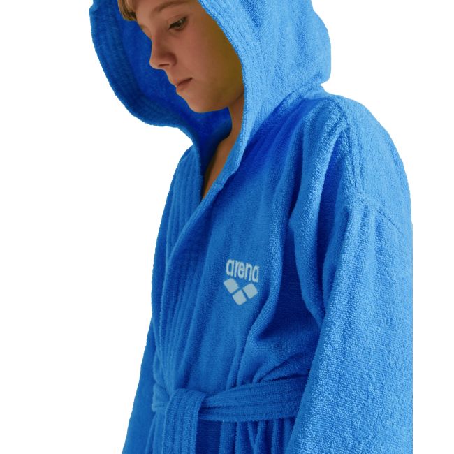 Arena - halat baie - Zeppelin Light Robe - Turquoise-White