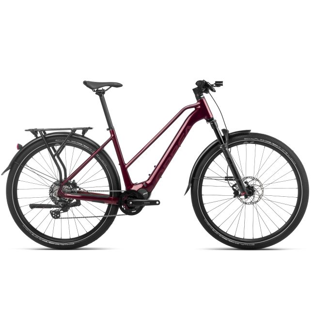 Bicicletă electrică urbană Orbea KEMEN MID 30 - Dark Red (Gloss | Matt)