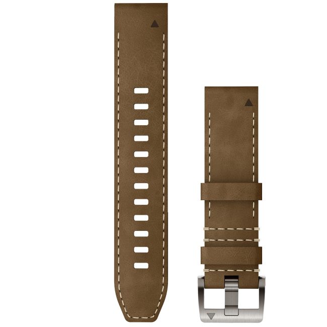 Garmin - curea piele - QuickFit 22 - MARQ 2 leather - tundra I black