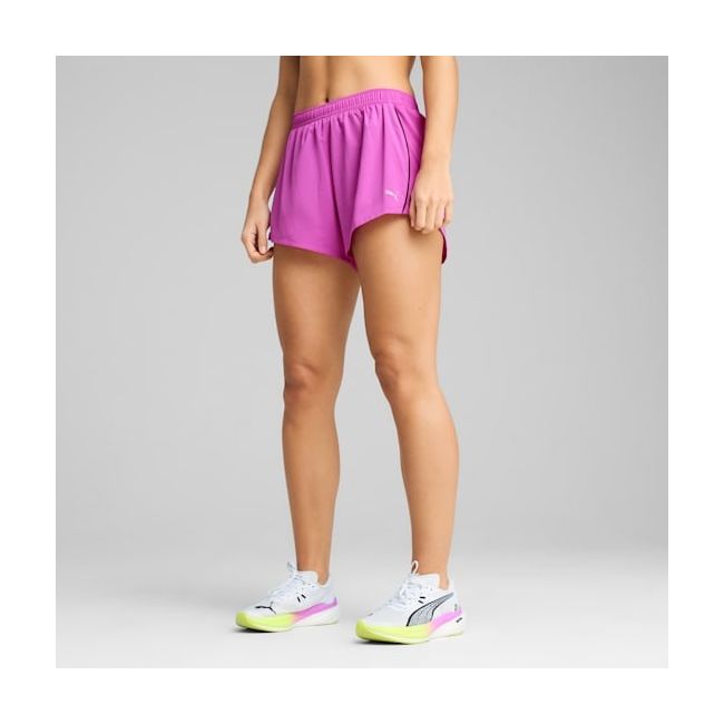 Puma - pantaloni scurti - Run Velocity 3" Short W - Wild Berry