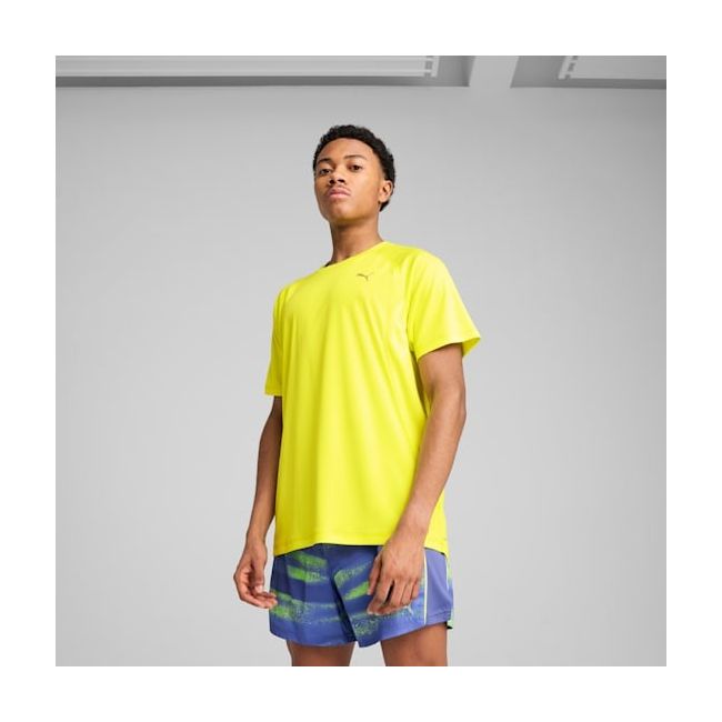 Puma - tricou tehnic - Run Velocity Tee - Lemon Sherbert