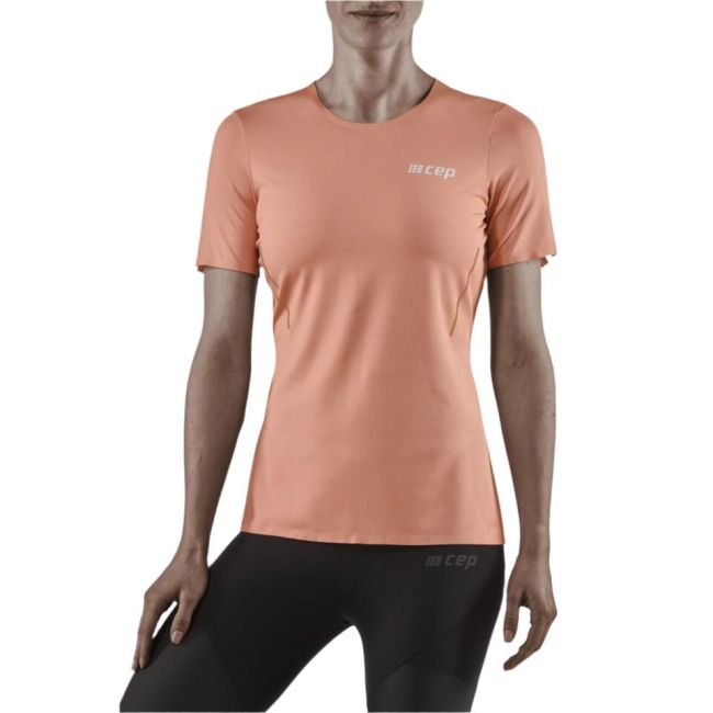 CEP - tricou tehnic - run shirt short sleeve W - rose