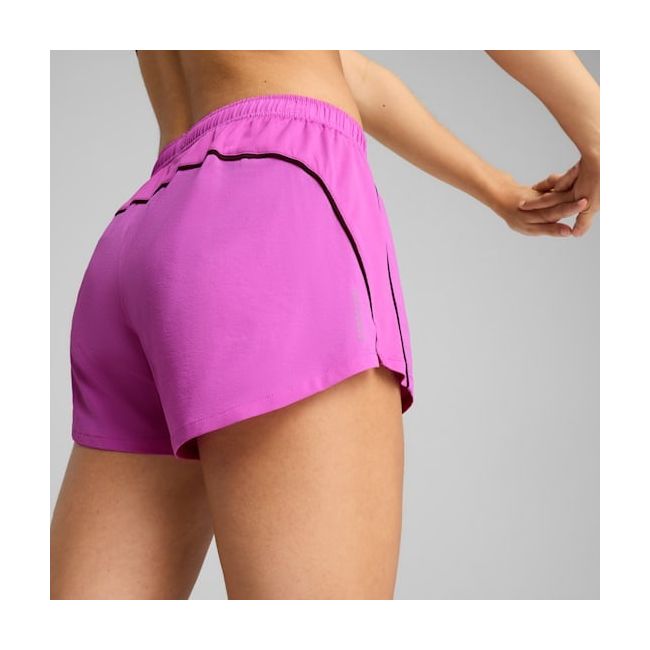 Puma - pantaloni scurti - Run Velocity 3" Short W - Wild Berry