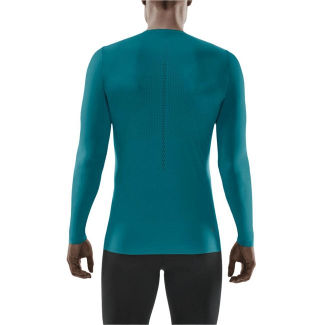CEP - bluza cu maneca lunga - run ultralight shirt long sleeve - petrol