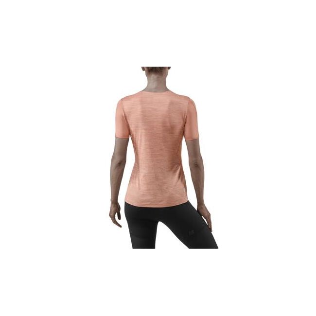 CEP - tricou tehnic - run shirt short sleeve W - rose