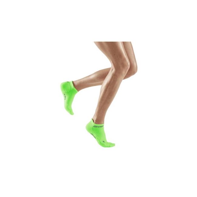 CEP - sosete compresie sub glezna - the run socks no show v4 - green