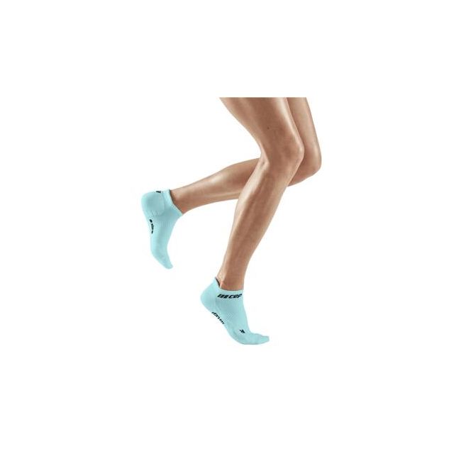CEP - sosete compresie sub glezna - the run socks no show v4 - light blue
