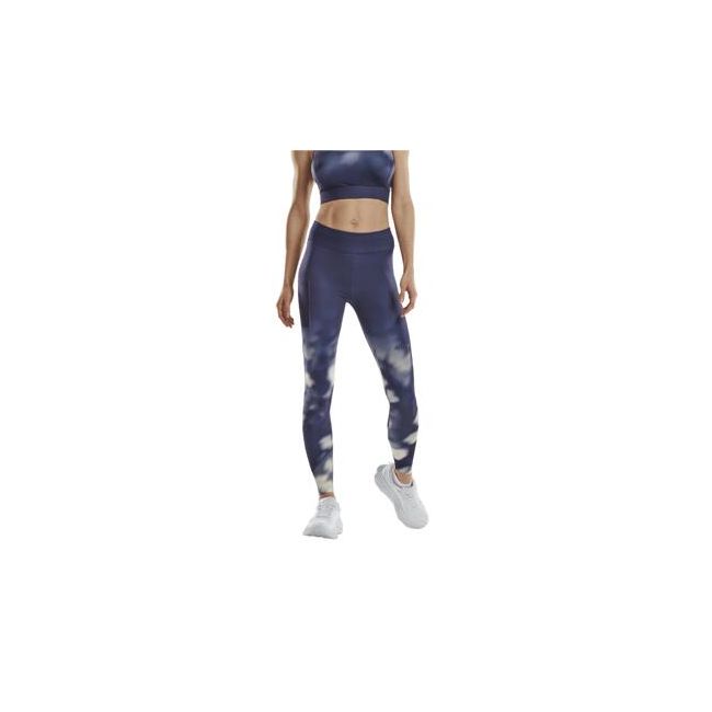 CEP - colanti - bloom tights running W - blue | white