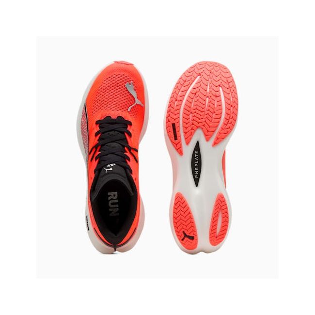 Puma - pantofi alergare - Deviate Nitro 3 - Glowing Red | PUMA Black
