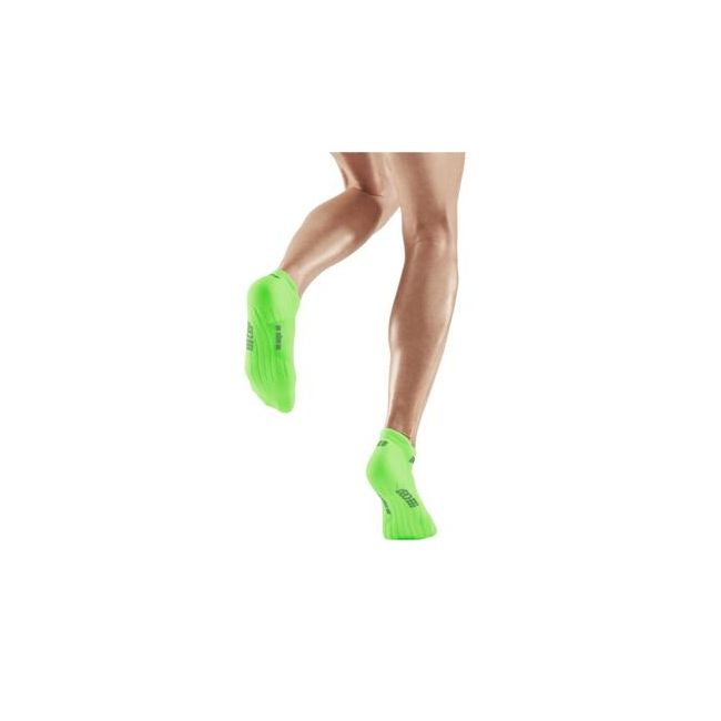 CEP - sosete compresie sub glezna - the run socks no show v4 - green