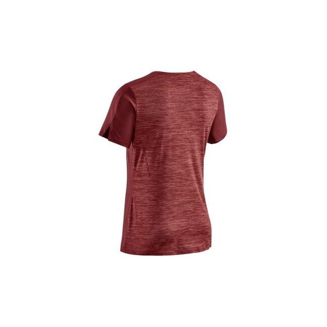 CEP - tricou tehnic - run shirt short sleeve W - dark red
