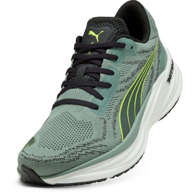 Puma - pantofi alergare - Magnify Nitro 2 - Green Moon | Yellow Alert