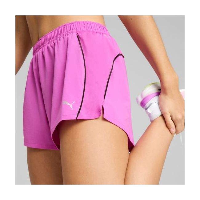 Puma - pantaloni scurti - Run Velocity 3" Short W - Wild Berry
