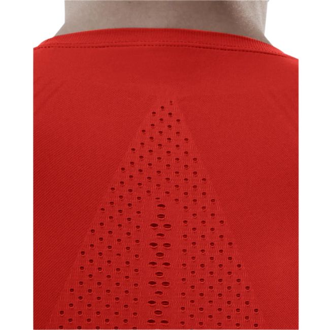 CEP - bluza cu maneca lunga - run ultralight shirt long sleeve - lava