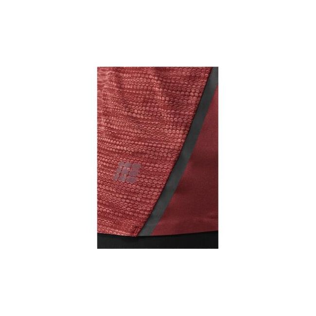 CEP - tricou tehnic - run shirt short sleeve W - dark red