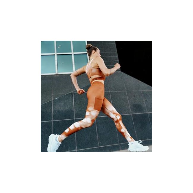 CEP - colanti - bloom tights running W - blue | white
