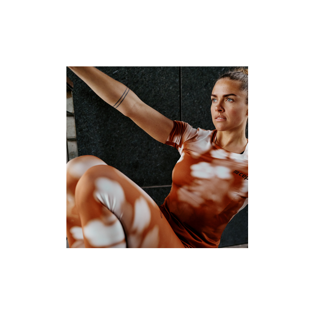 CEP - colanti - bloom tights running W - blue | white