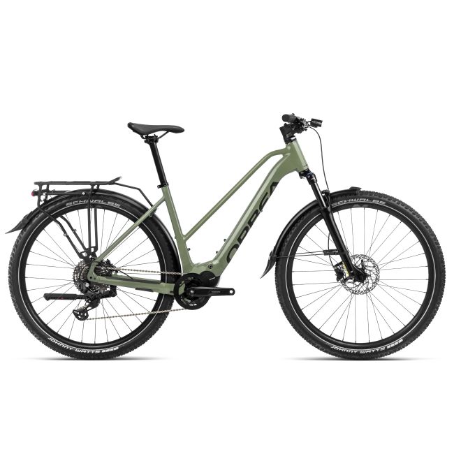 Bicicletă electrică urbană Orbea KEMEN MID SUV 40 - Urban Green (Gloss) | Black (Matt)