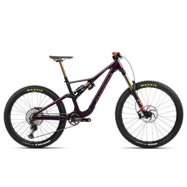Bicicletă MTB Enduro full suspension Orbea RALLON M-TEAM - Metallic Mulberry (Gloss) | Black (Matt)