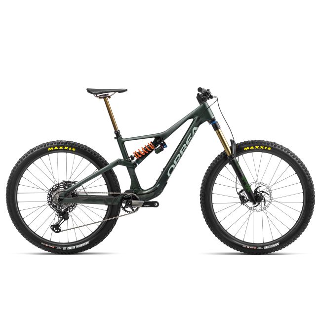 Bicicletă MTB Enduro full suspension Orbea RALLON M-LTD - Forest Green Carbon View (Matt | Gloss) | Blue Stone (Gloss)
