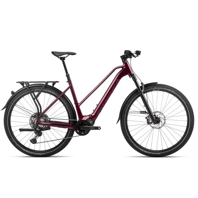 Bicicletă electrică urbană Orbea KEMEN MID 10 - Dark Red (Gloss | Matt)