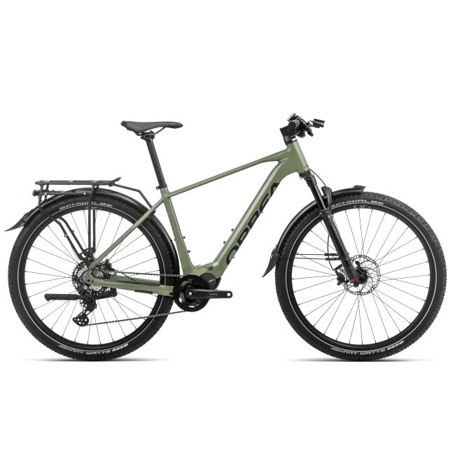 Bicicletă electrică urbană Orbea KEMEN SUV 30 - Urban Green (Gloss) | Black (Matt)