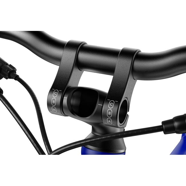 Bicicleta copii Woom 4 Explore cu roti 20" albastru Magnetic Blue