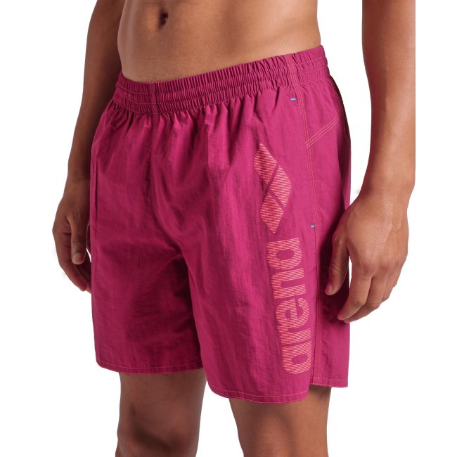 Arena - sort inot barbati - Logotype Beach Boxer - Dark I Purple I Calypso I Coral