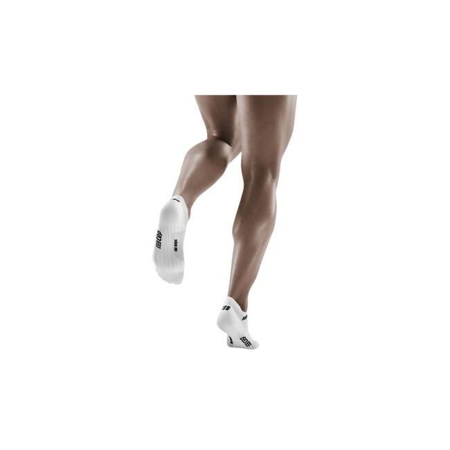 CEP - sosete compresie sub glezna - the run socks no show v4 - white