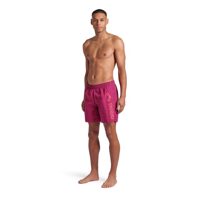 Arena - sort inot barbati - Logotype Beach Boxer - Dark I Purple I Calypso I Coral
