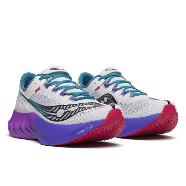 Saucony - pantofi alergare - Endorphin PRO 4 - Galaxy White | Shadow