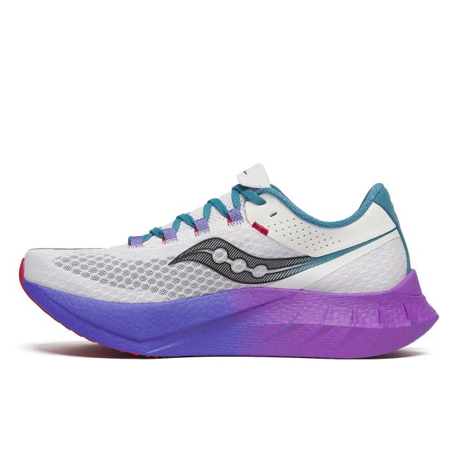 Saucony - pantofi alergare - Endorphin PRO 4 - Galaxy White | Shadow